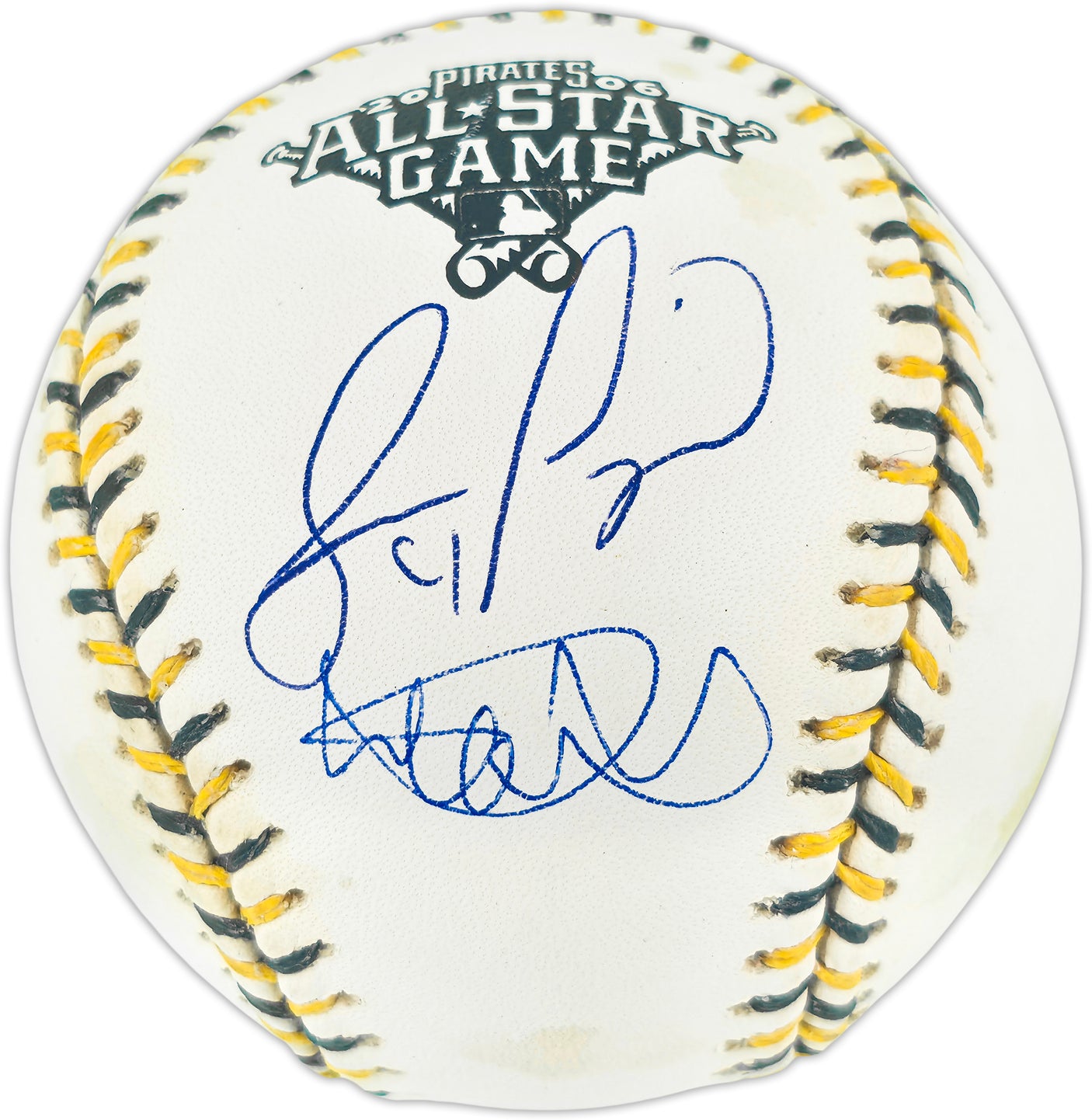 Ichiro Suzuki & Jose Lopez Autographed Official 2006 All Star Game Logo Baseball Seattle Mariners Beckett BAS Witness #2W516606