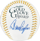 Dave Concepcion Autographed Official Rawlings Gold Glove Baseball Cincinnati Reds Beckett BAS QR #BR50521