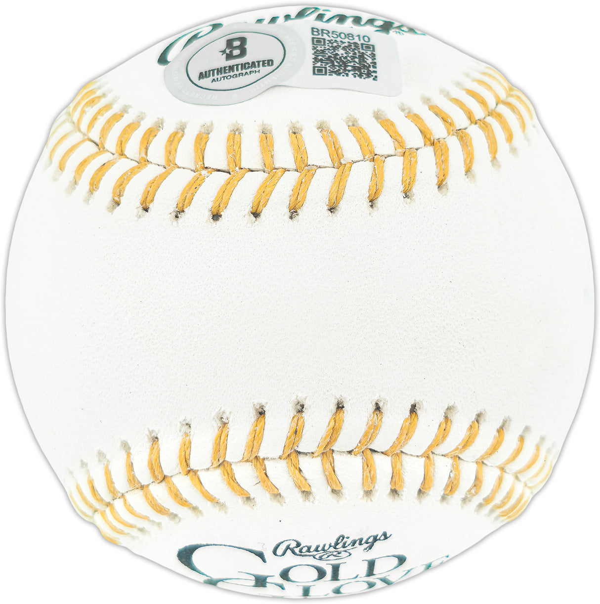 Dave Concepcion Autographed Official Rawlings Gold Glove Baseball Cincinnati Reds "5x GG" (Smudged) Beckett BAS QR #BR50810