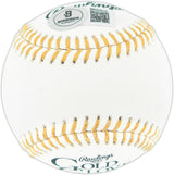 Dave Concepcion Autographed Official Rawlings Gold Glove Baseball Cincinnati Reds "5x GG" (Smudged) Beckett BAS QR #BR50810