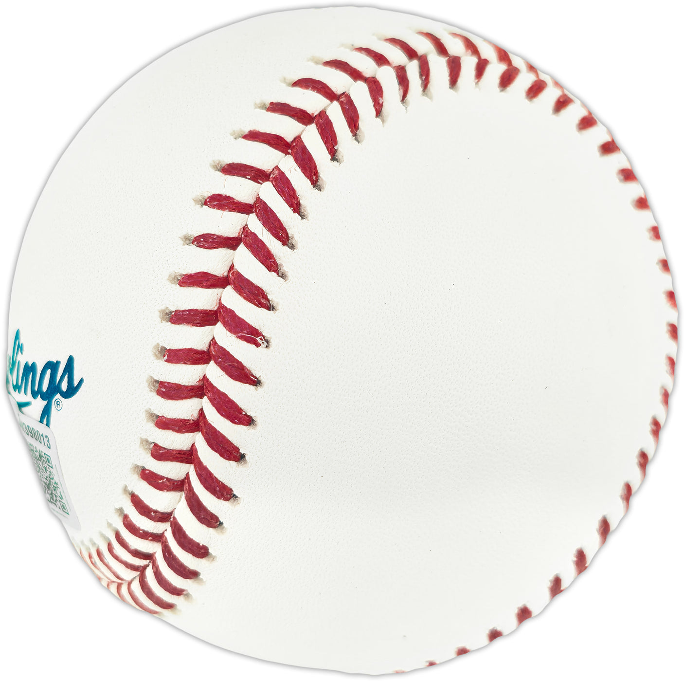 Ted Simmons Autographed Official Hall of Fame Logo Baseball St. Louis Cardinals (Smudged) Beckett BAS Witness #3W398013