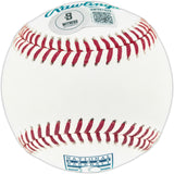 Ted Simmons Autographed Official Hall of Fame Logo Baseball St. Louis Cardinals (Smudged) Beckett BAS Witness #3W397920