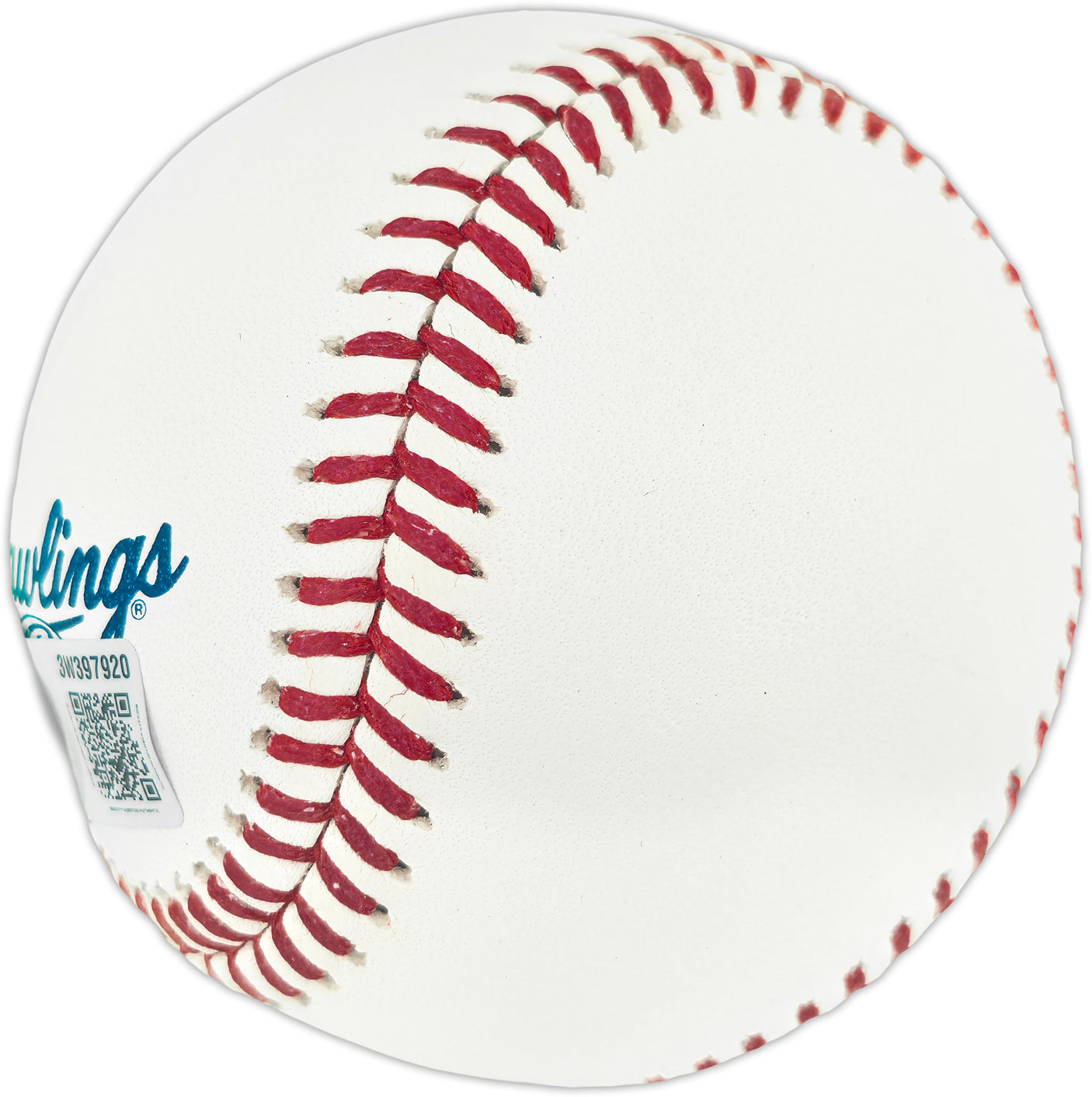 Ted Simmons Autographed Official Hall of Fame Logo Baseball St. Louis Cardinals (Smudged) Beckett BAS Witness #3W397920