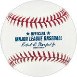Ted Simmons Autographed Official Hall of Fame Logo Baseball St. Louis Cardinals (Smudged) Beckett BAS Witness #3W397998
