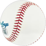 Ted Simmons Autographed Official Hall of Fame Logo Baseball St. Louis Cardinals (Smudged) Beckett BAS Witness #3W397998