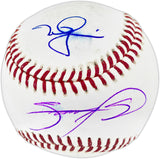 Mark McGwire & Sammy Sosa Autographed Official MLB Baseball (Smudged) Beckett BAS Witness #3W367371
