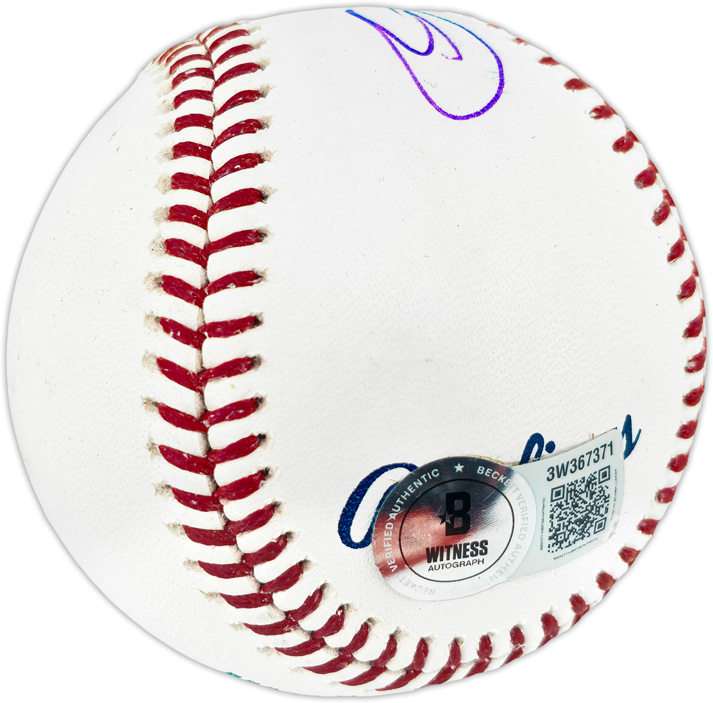 Mark McGwire & Sammy Sosa Autographed Official MLB Baseball (Smudged) Beckett BAS Witness #3W367371