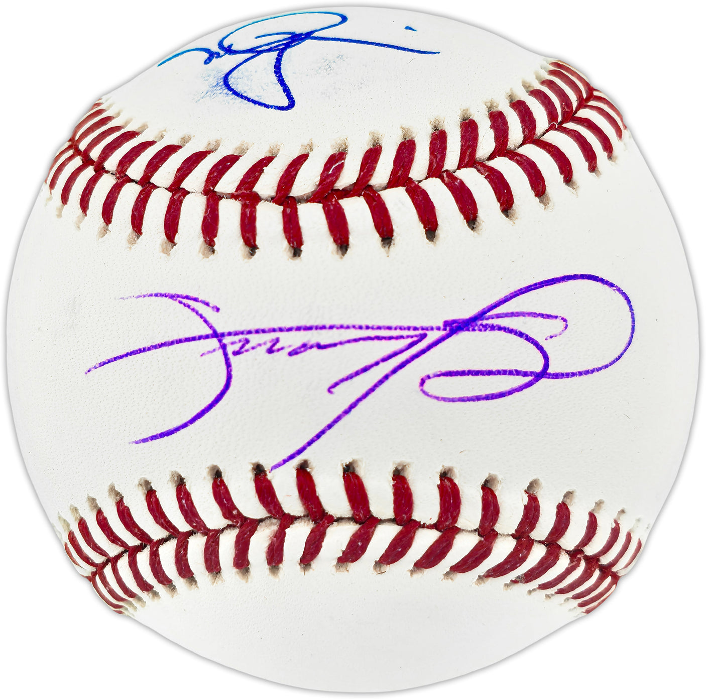 Mark McGwire & Sammy Sosa Autographed Official MLB Baseball (Smudged) Beckett BAS Witness #3W367437