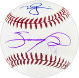 Mark McGwire & Sammy Sosa Autographed Official MLB Baseball (Smudged) Beckett BAS Witness #3W367233