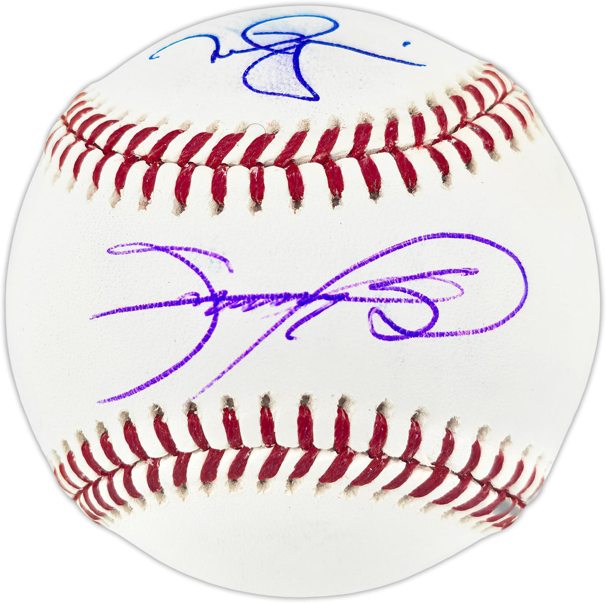 Mark McGwire & Sammy Sosa Autographed Official MLB Baseball (Smudged) Beckett BAS Witness #3W367302