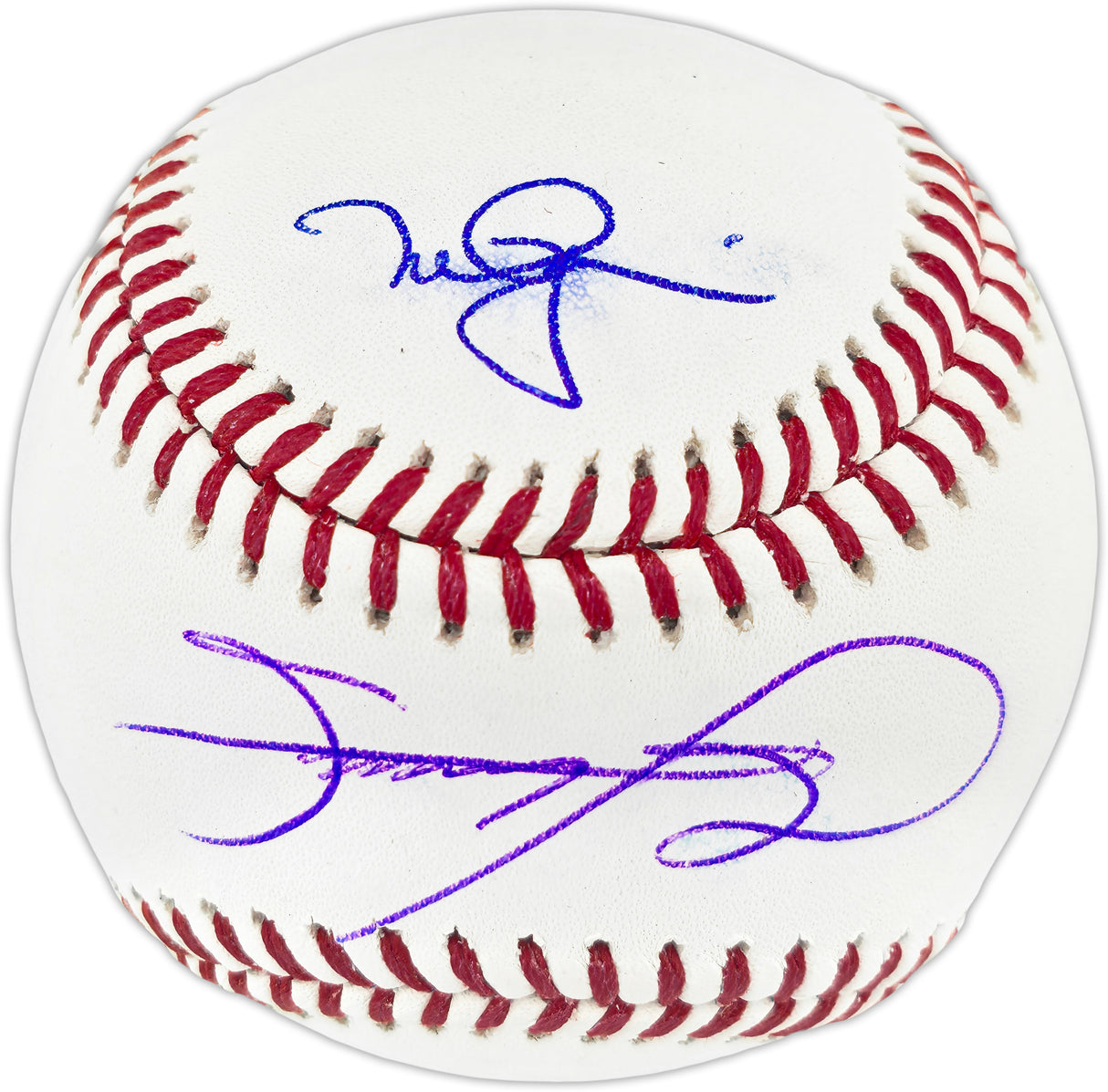 Mark McGwire & Sammy Sosa Autographed Official MLB Baseball (Smudged) Beckett BAS Witness #3W367258