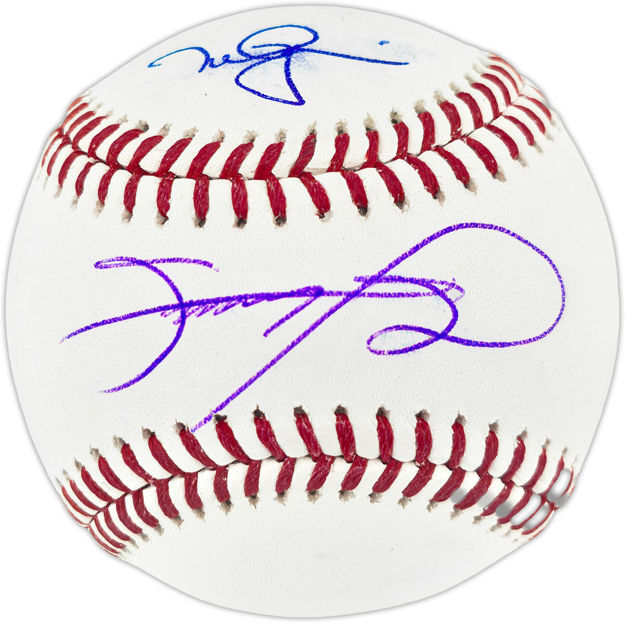 Mark McGwire & Sammy Sosa Autographed Official MLB Baseball (Smudged) Beckett BAS Witness #3W367258