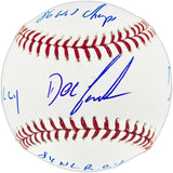 Dwight "Doc" Gooden Autographed Official MLB Baseball New York Mets "86 WS Champs, 84 NL ROY, 85 NL CY, Dr K" (Smudged) Beckett BAS Witness #2W807744