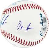 Dwight "Doc" Gooden Autographed Official MLB Baseball New York Mets "86 WS Champs, 84 NL ROY, 85 NL CY, Dr K" Beckett BAS Witness #2W807739