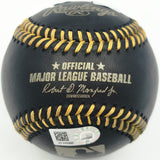 David Ortiz Autographed Official MLB Black Baseball Boston Red Sox (Smudged) MLB Holo #JD243395