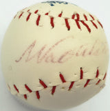 Walt Alston Autographed Toronto Blue Jays Logo Mini Baseball Beckett BAS #AE49078