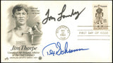 Tom Landry & Tex Schramm Autographed 1984 First Day Cover Dallas Cowboys JSA #CH82037