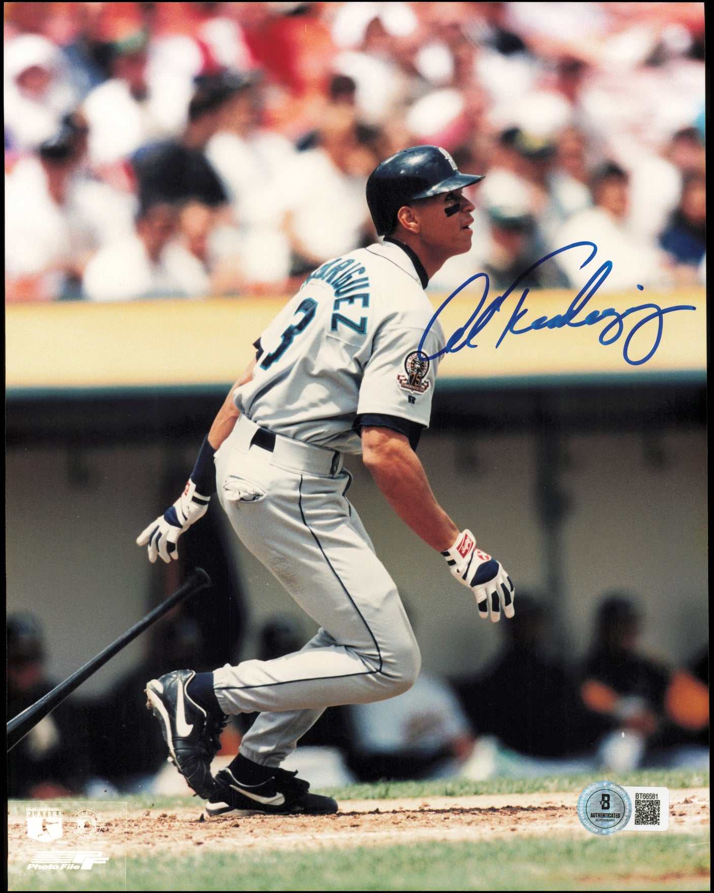Alex Rodriguez Autographed 8x10 Photo Seattle Mariners Beckett BAS QR #BT66581