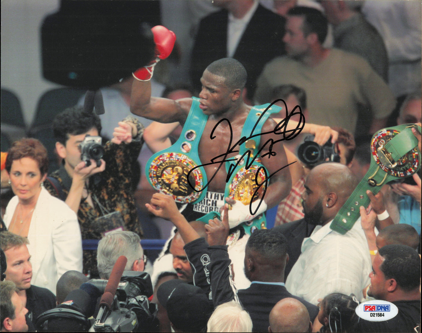Floyd Mayweather Jr. Autographed 8x10 Photo PSA/DNA #D21584