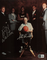 John Wooden & Bill Walton Autographed 8x10 Photo UCLA Beckett BAS #AE50744