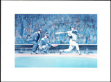 Reggie Jackson Autographed 18x24 Lithograph Photo New York Yankees PSA/DNA #T00051