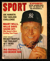 Mickey Mantle Autographed Sport Magazine New York Yankees "No. 7" Beckett BAS QR #AE50753