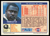 David Little Autographed 1989 Pro Set Card #352 Pittsburgh Steelers SKU #254891