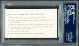 Satchel Paige Autographed 2x3.5 Business Card Springfield Redbirds PSA/DNA #83986958