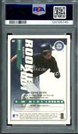 Ichiro Suzuki Autographed 2001 Upper Deck Victory Rookie Card #564 Seattle Mariners PSA 7 Auto Grade Gem Mint 10 PSA/DNA #120105745