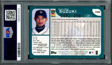 Ichiro Suzuki Autographed 2001 Topps Gold Rookie Card #726 Seattle Mariners "HOF 25" PSA/DNA #135353423