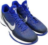 Kobe Bryant Autographed Black/Blue 2011-12 Nike Team Issued Kobe VI Shoes Los Angeles Lakers (Dual Signed) Size 14 PSA/DNA #AO05385 & AO05386