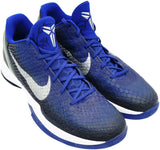 Kobe Bryant Autographed Black/Blue 2011-12 Nike Team Issued Kobe VI Shoes Los Angeles Lakers (Dual Signed) Size 14 PSA/DNA #AO05385 & AO05386