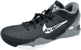 Kobe Bryant Autographed Black/Grey 2011-12 Nike Kobe VII Shoes Los Angeles Lakers (Dual Signed) Size 14 #4/8 Panini Holo #PA16640