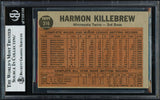 Harmon Killebrew Autographed 1962 Topps Card #316 Minnesota Twins Beckett BAS #18628841
