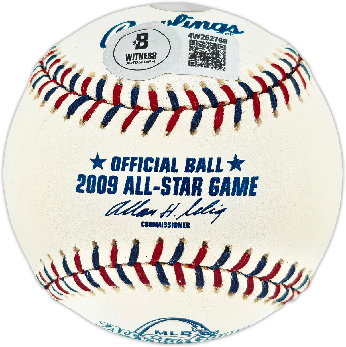Ichiro Suzuki Autographed Official 2009 All Star Game Logo Baseball Seattle Mariners Beckett BAS Witness #4W252766