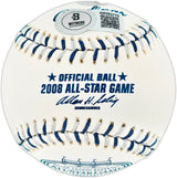 Ichiro Suzuki Autographed Official 2008 All Star Game Logo Baseball Seattle Mariners Beckett BAS Witness #4W252770