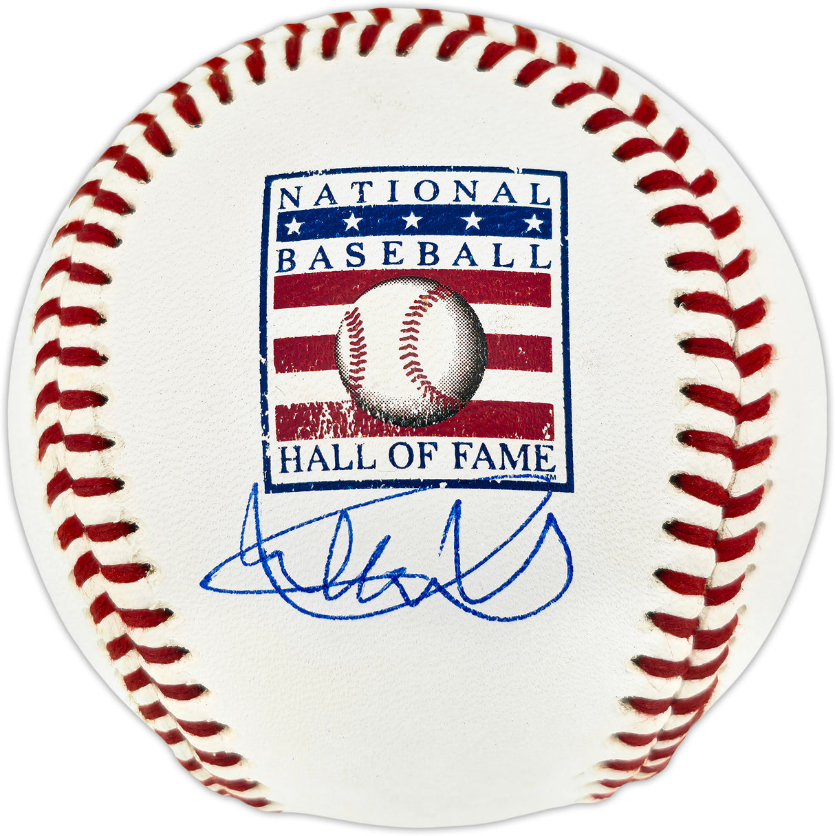 Ichiro Suzuki Autographed Official Hall of Fame Logo Baseball Seattle Mariners Beckett BAS Witness #4W252762