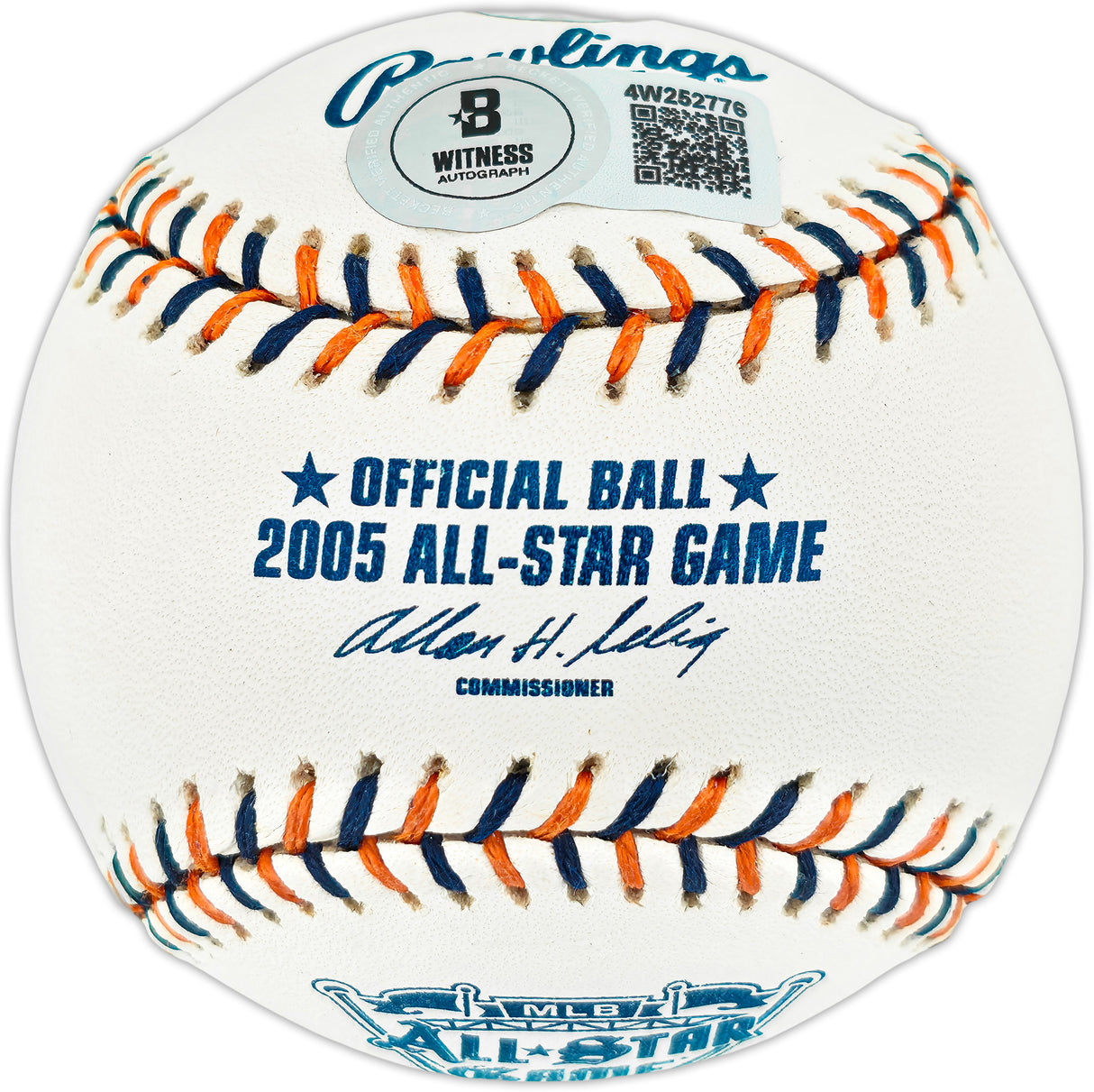Ichiro Suzuki Autographed Official 2005 All Star Game Logo Baseball Seattle Mariners Beckett BAS Witness #4W252776