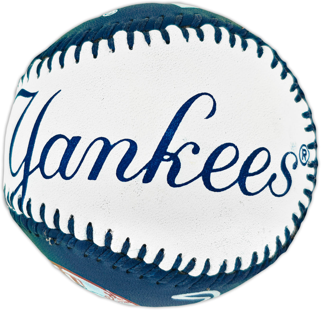 Ichiro Suzuki Autographed Official New York Yankees Logo Baseball Seattle Mariners Beckett BAS Witness #4W252763