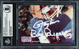 Bill Parcells & Lawrence Taylor Autographed 1991 Pro Set Card #718 New York Giants Beckett BAS #19209389