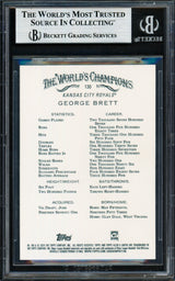 George Brett Autographed 2024 Topps Allen & Ginter Card #130 Kansas City Royals Beckett BAS #19210183