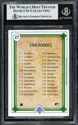 Ken Griffey Jr. Autographed 1989 Upper Deck Rookie Card #27 Seattle Mariners Beckett BAS #19211327