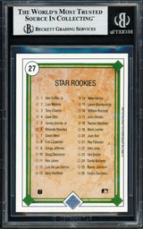 Ken Griffey Jr. Autographed 1989 Upper Deck Rookie Card #27 Seattle Mariners Beckett BAS #19211333