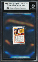 Ken Griffey Jr. Autographed 1993 Topps Micro Prism Card #179 Seattle Mariners Beckett BAS #19212595