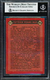Willie Mays Autographed 1986 Topps Card #403 San Francisco Giants Beckett BAS #19212789