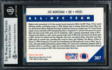 Joe Montana Autographed 1991 Pro Set Card #387 San Francisco 49ers Beckett BAS #19212973
