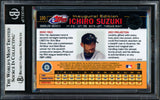 Ichiro Suzuki Autographed 2001 eTopps Rookie Card #100 Seattle Mariners "01 ROY/MVP" Beckett BAS #19214041