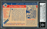 Lorne Ferguson Autographed 1954-55 Topps Card #31 Boston Bruins Beckett BAS #19207559