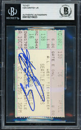 Ken Griffey Jr. Autographed 10/2/95 AL West Championship Tie-Breaker Game 5 Ticket Seattle Mariners Beckett BAS #19215623