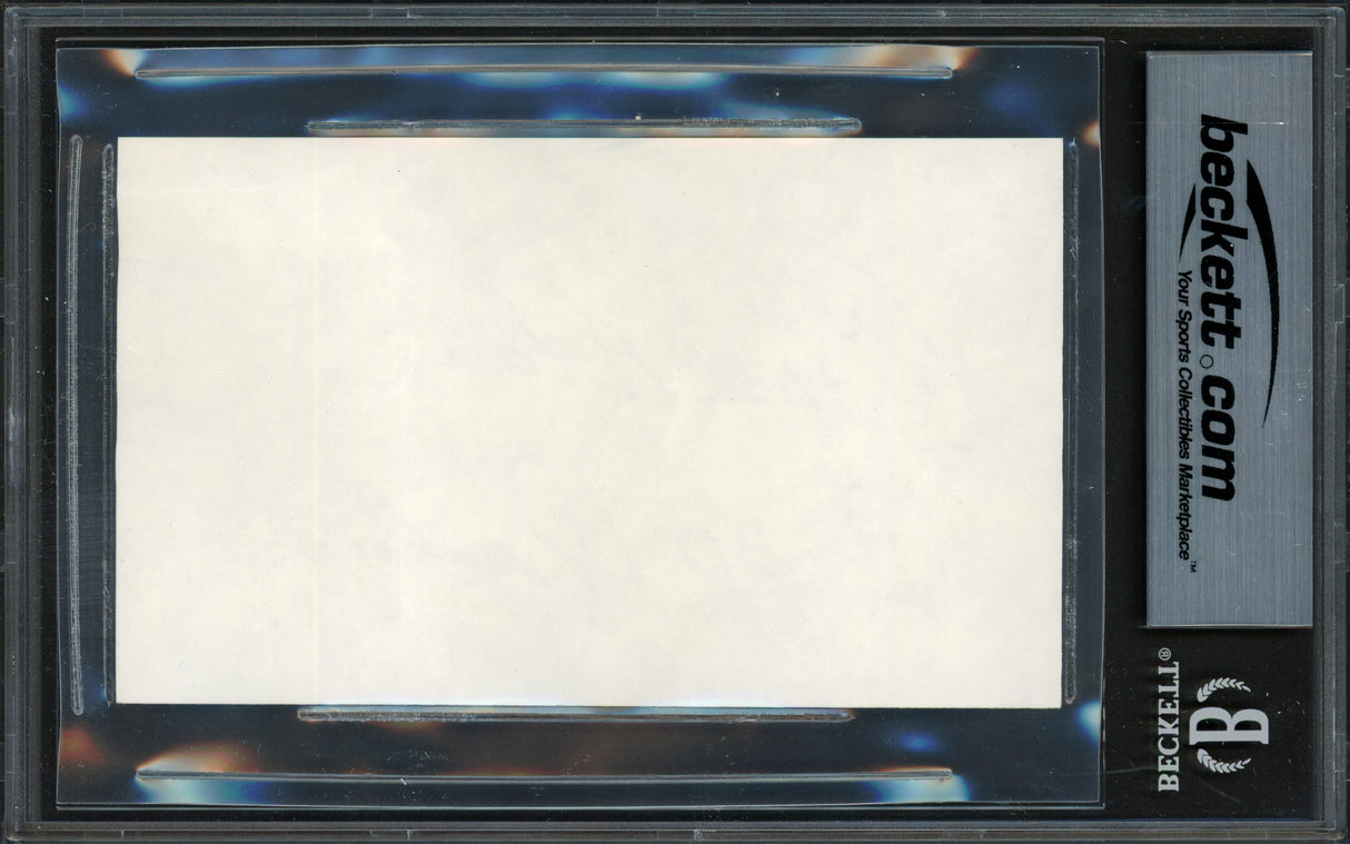 Crash Davis Autographed 3x5 Index Card Bull Durham Beckett BAS #19214741
